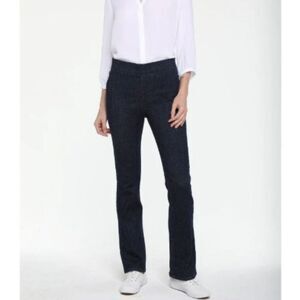 NYDJ Petite Slim Pull On Bootcut Jeans Dark Wash Sz. PL
